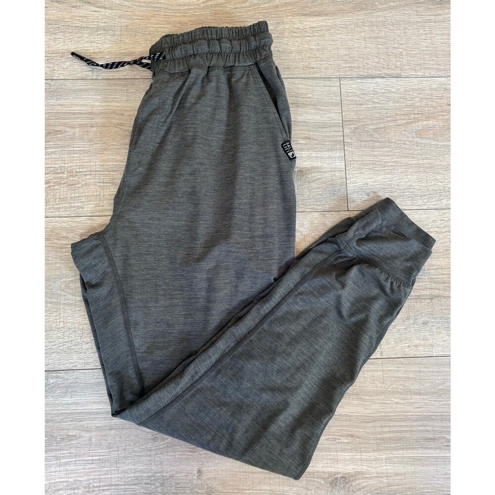 Salt Life SLX Heathered Green Small Joggers Men